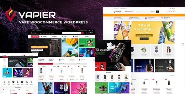 Vapier Vape Store WooCommerce WordPress Theme v1.3.1 电子烟店商店主题下载