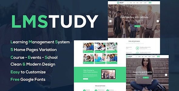 LMStudy v.2.1 教育 LMS WooCommerce 主题下载