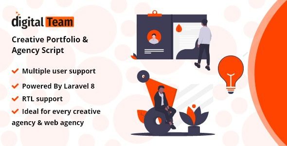 DigitalTeam v2.0.0 创意组合和代理脚本源码下载