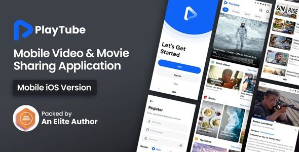 PlayTube IOS v1.9 共享视频脚本移动IOS本机应用程序app源码下载