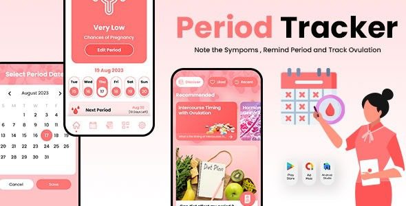 Period Tracker (16 March 2024) Clue Period – 我的日历 – 排卵追踪器 – 受精期 – 健康追踪器app源码下载