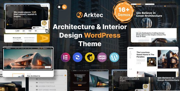 Arktec v1.0 – 建筑与室内wordpress主题下载