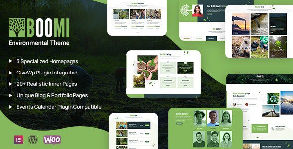 Boomi v1.0.7 – 环境与生态 WordPress 主题下载