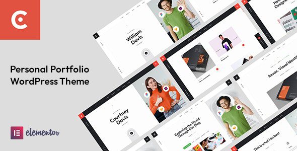 Courtney v1.2.2 – 个人作品集 WordPress 主题下载