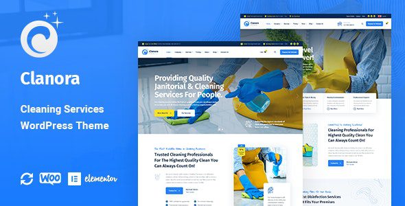 Clanora v1.2.4 – 清洁服务 WordPress 主题下载