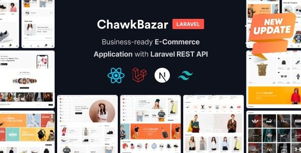ChawkBazar Laravel v6.8.0 React、Next、REST API 与多供应商的电子商务源码下载
