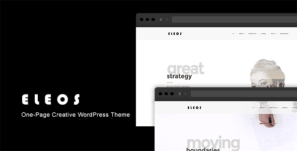 Eleos v1.3.6 – 一页创意 WordPress 主题下载
