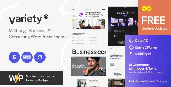 Variety v1.5.0 – 多页商业与咨询 WordPress 主题下载