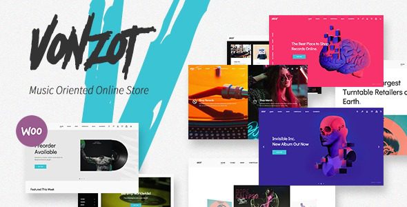 Vonzot v1.8.6 音乐导向的 WooCommerce 主题下载