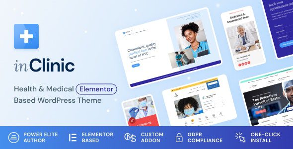 InClinic v1.2.1 – 医疗保健和医疗 WordPress 主题下载