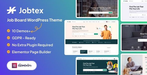 Jobtex v1.2.22 求职招聘 WordPress 主题下载