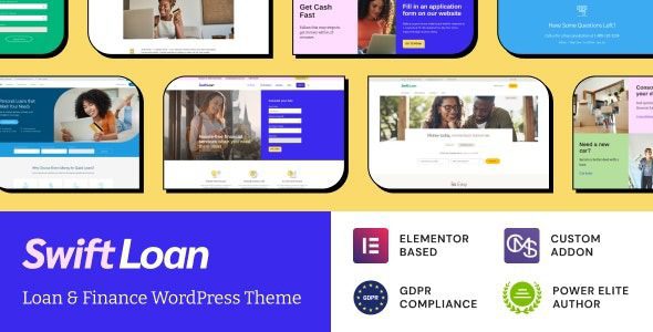 Swift Loan v1.1.4 发薪日和银行金融 WordPress 主题下载