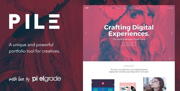 PILE v2.5.1 一个非传统的 WordPress 组合主题下载