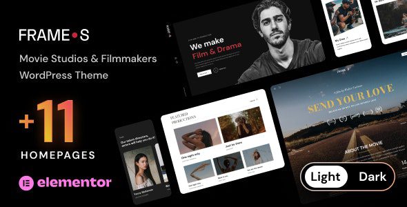 Frames v1.6.0 – 电影工作室和电影制作人 WordPress 主题下载