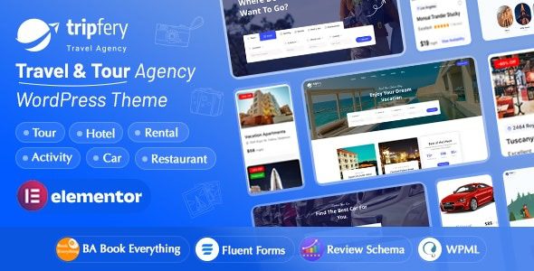 Tripfery v1.4.0 旅游预订 WordPress 主题下载