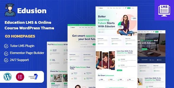 Edusion v1.4 教育 LMS WordPress 主题下载