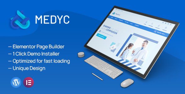 Medyc v1.0 – 医疗 WordPress 主题下载