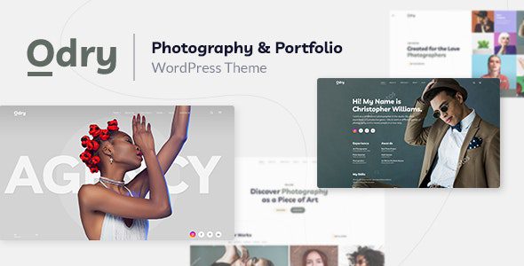 Odry v1.2.1 – 摄影作品集 WordPress 主题下载