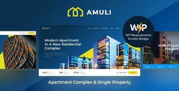 Amuli v2.3.0 – 房地产市场 WordPress 主题下载