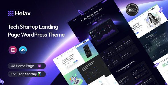 Helax v1.0.3 – 科技创业 WordPress 主题下载