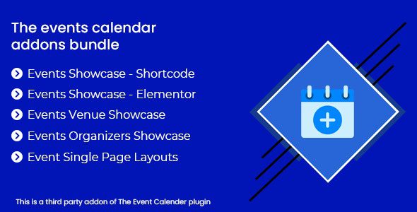 The events calendar addons bundle v1.0 事件日历插件下载