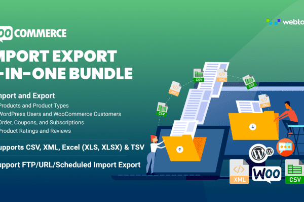 All-in-one WooCommerce Import Export Suite by WebToffee v1.5.0 产品信息批量导入导出插件下载