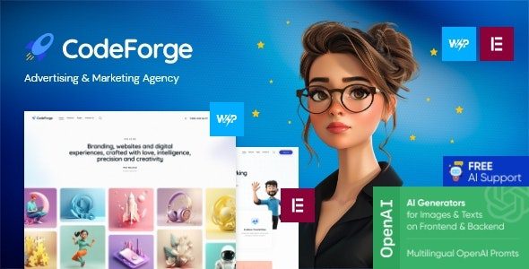 CodeForge v1.11.0 – IT 公司 WordPress 主题下载