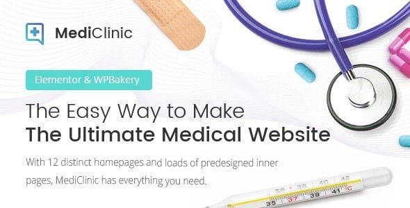 MediClinic v2.1 医疗 WordPress 主题下载（已激活）