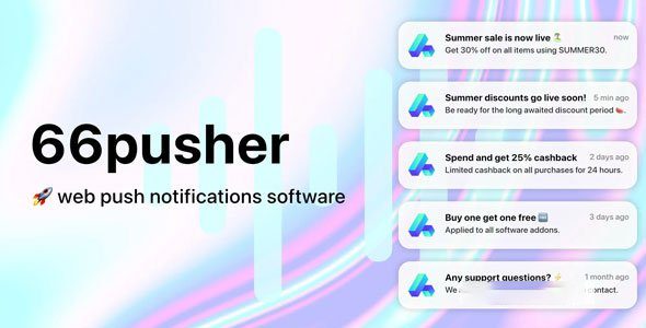 66pusher v23.0.0 – 网络推送通知源码下载