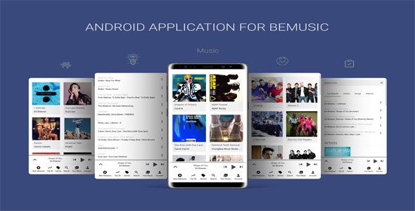 Android Application For BeMusic v13.0 BeMusic 的安卓应用程序源码下载