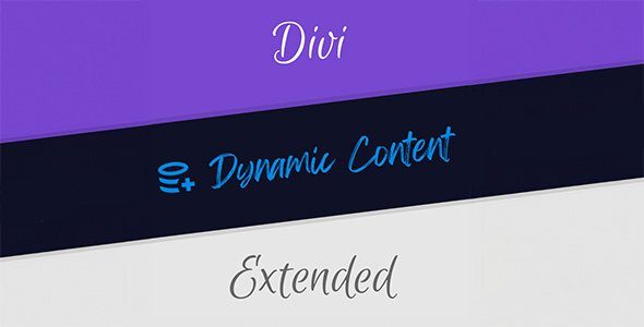 Divi Dynamic Content Extended v1.2.1 插件下载