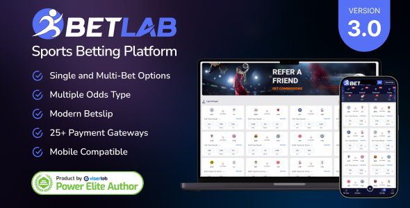 BetLab v4.0 – 体育博彩平台源码破解版下载