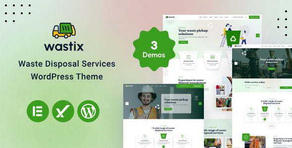Wastix v1.0 – 废物处理服务 WordPress 主题下载