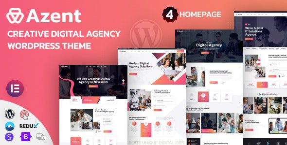 Azent v1.0.0 – 创意数字代理机构 WordPress 主题下载