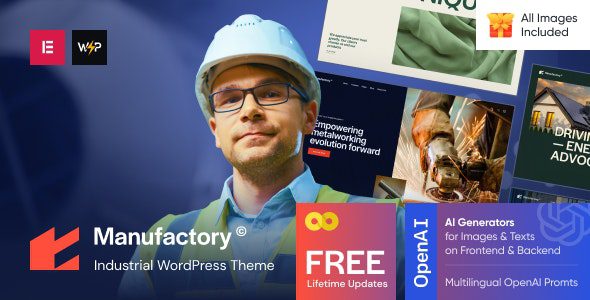 Manufactory v1.0 – 工业WordPress主题下载
