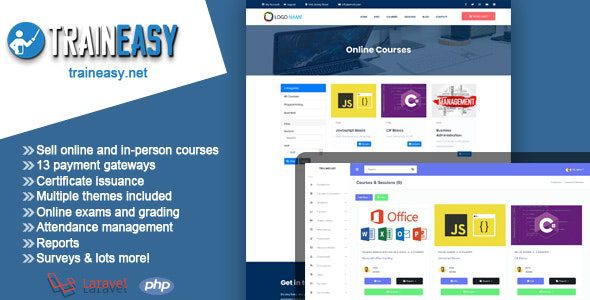 TrainEasy LMS (16th Sept 2024) 培训和学习管理系统源码下载