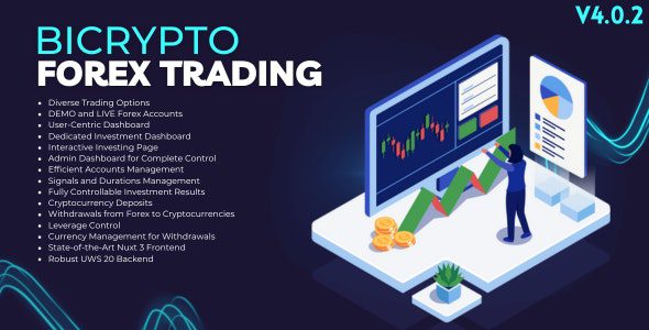 Forex Trading & Investment Addon For Bicrypto v4.0.2 外汇、股票、股份、指数、商品、股票（权益）PHP源码下载