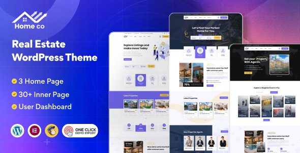 Homeco v2.0.0 – WordPress 房地产主题下载