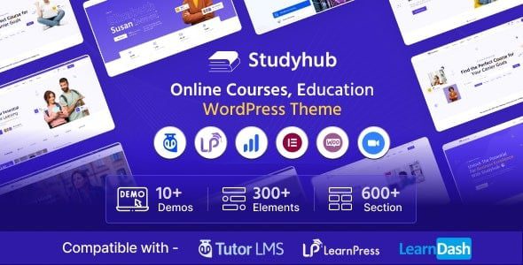 Studyhub v1.0.1 教育WordPress 主题下载