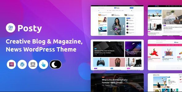 Posty v1.4.2 – 新闻杂志 WordPress 主题下载