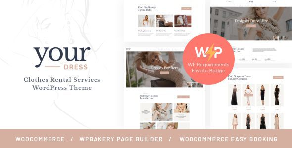 Your Dress v1.4.1 服装租赁服务 WordPress 主题下载