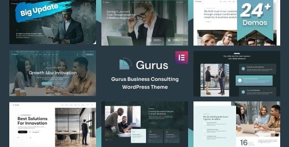 Gurus v1.0.4 商业咨询 WordPress 主题下载