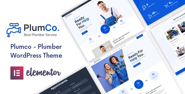 Plumco v1.0.5 – 水管工 WordPress 主题下载