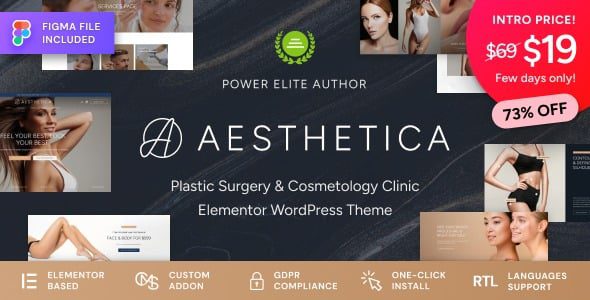 Aesthetica v1.1.1 美容诊所 WordPress 主题下载