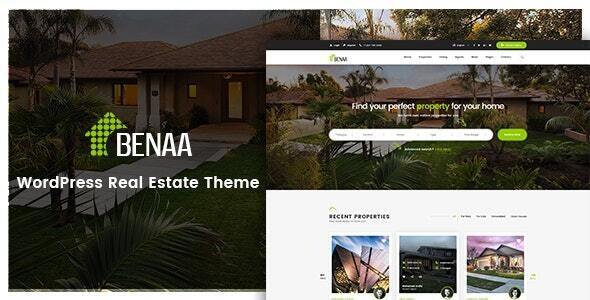 Benaa v4.0.1 – 房地产 WordPress 主题下载