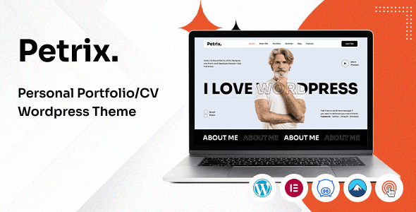 Petrix v1.0 – 个人作品集 WordPress 主题下载