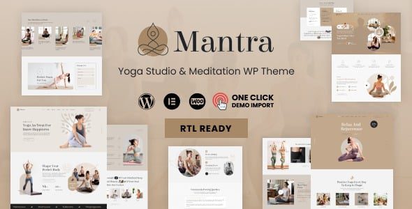 Mantra v1.0.8 瑜伽健身 WordPress 主题下载