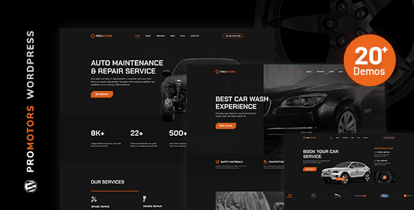 ProMotors v1.0.5 – 汽车服务和细节 WordPress 主题下载