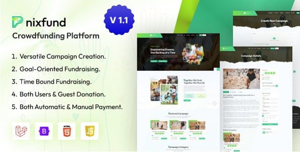 PnixFund v1.1 众筹平台PHP源码下载