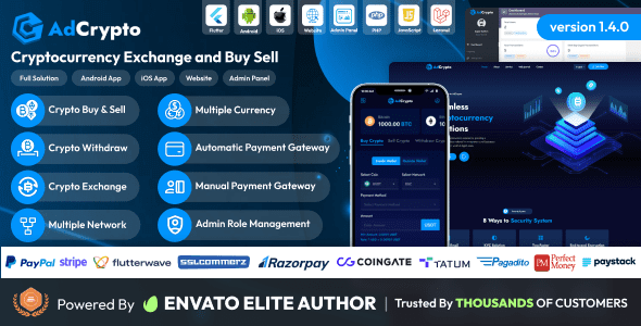 AdCrypto v2.1.0 – 加密货币交易及买卖全解决方案源码下载